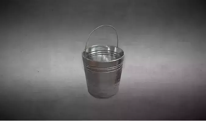 Bucket tin with handle