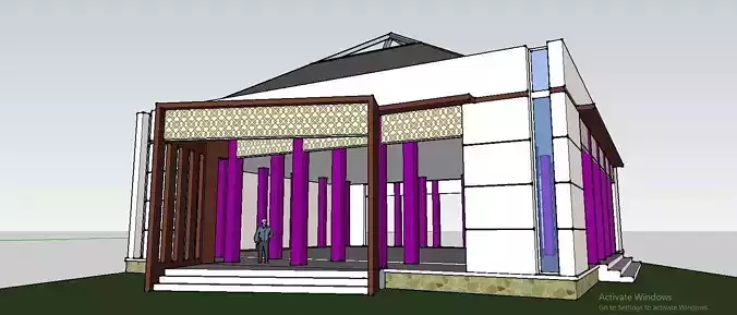 Mosque house in bali