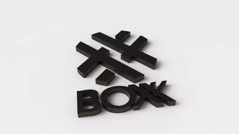 BOXX LOGO Outline Free 3D model_0