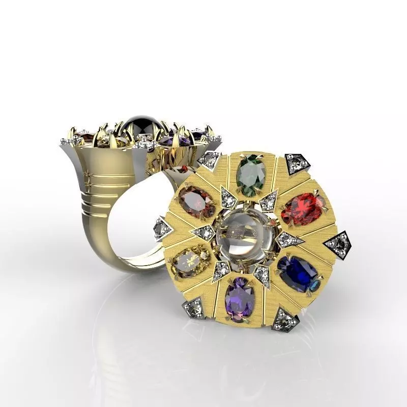 JEWEL OF INFINITE RING 3D print model_0