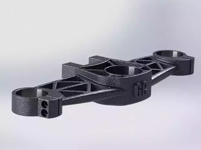 triple clamp Free 3D model