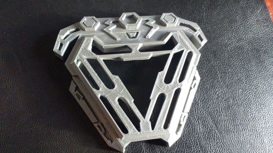 Nanotech iron man new arc reactor from infinity war 3D print model_4