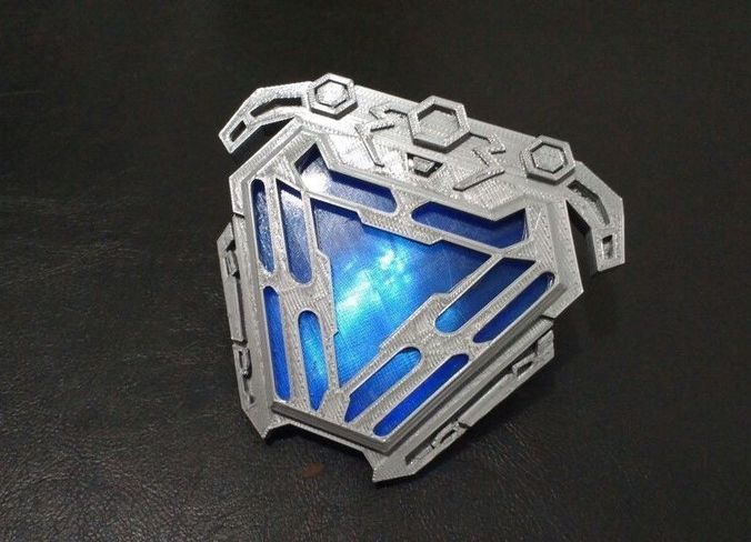 Nanotech iron man new arc reactor from infinity war 3D print model