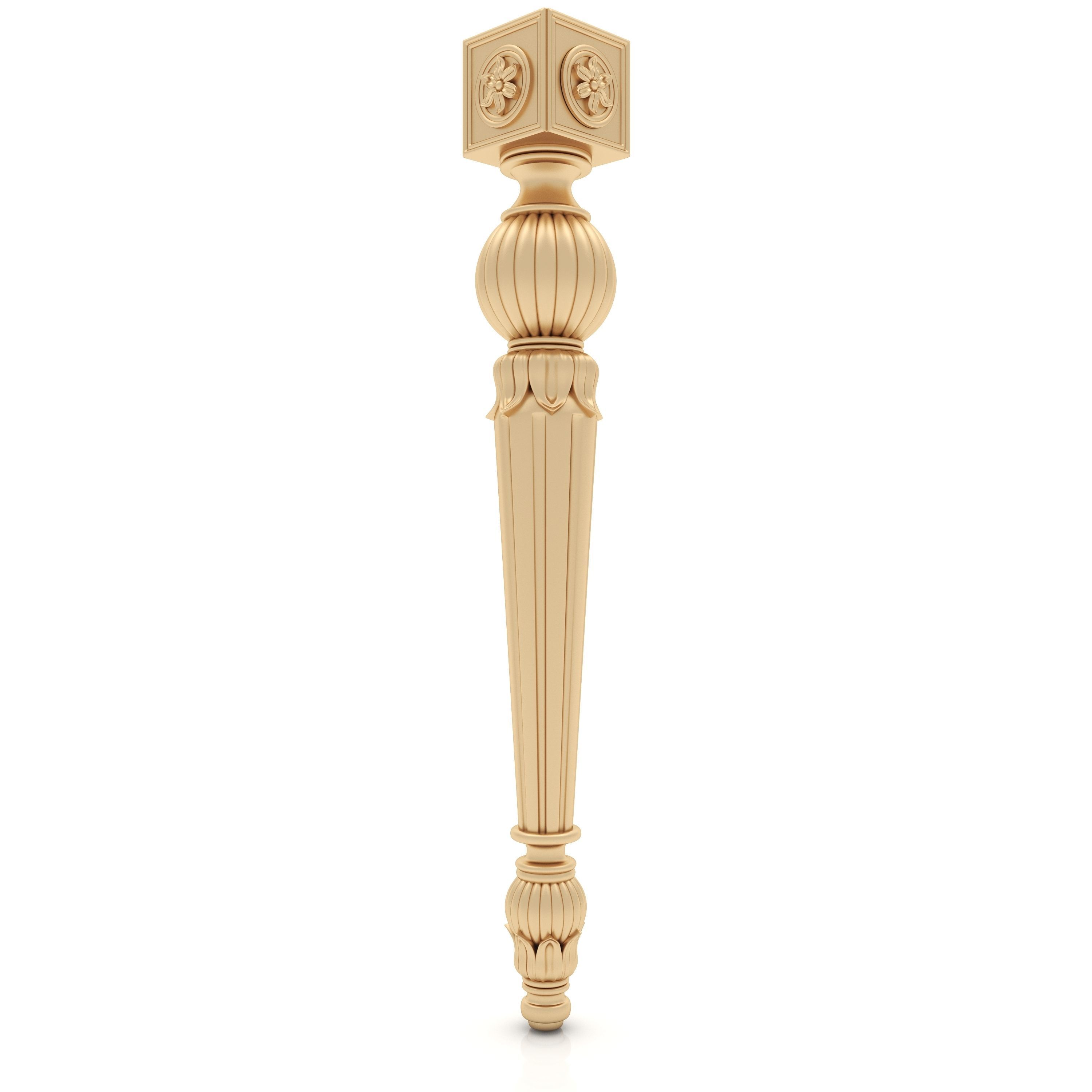 Decorative Column 8 Free 3D model_5