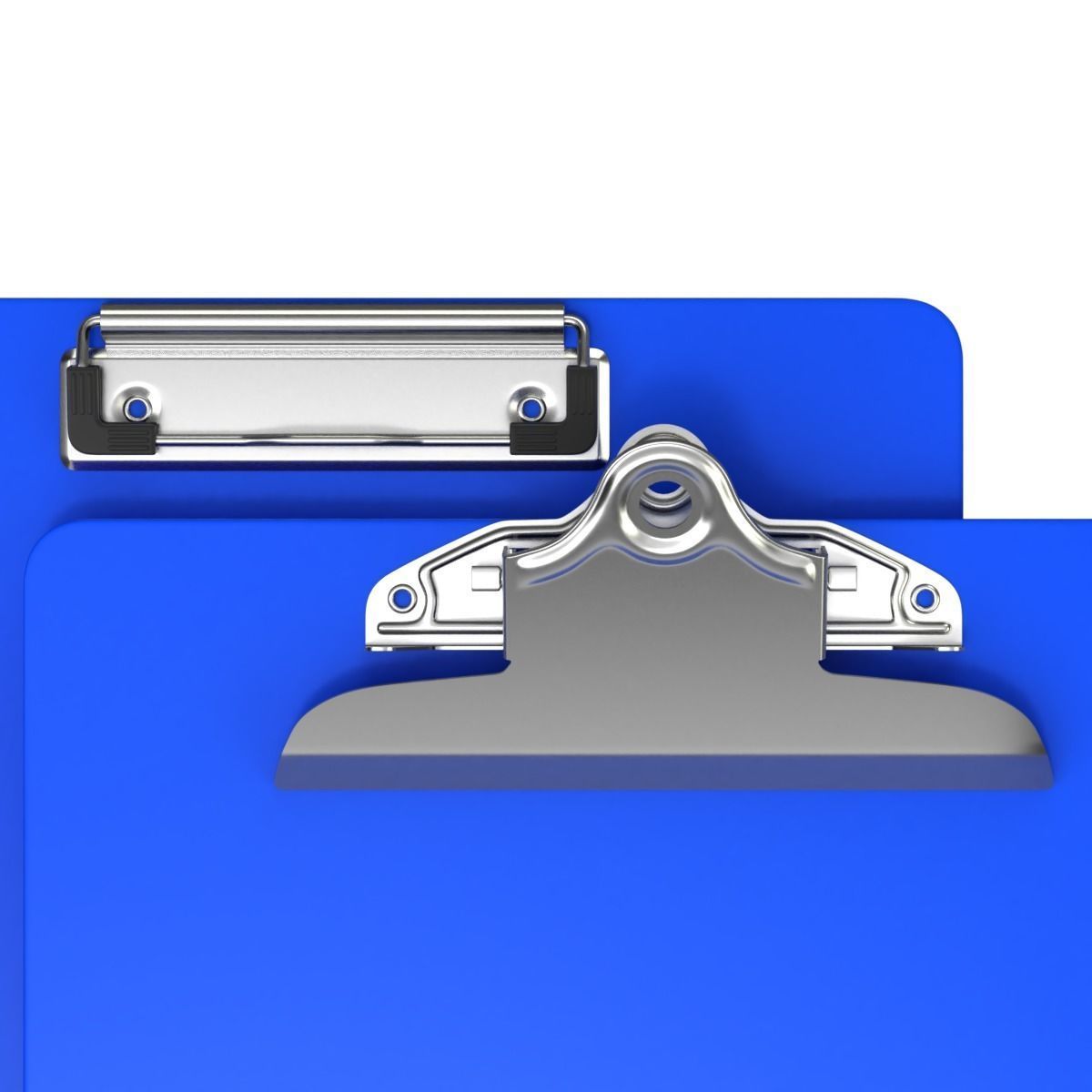 Clipboards two metal brackets 3D model_1