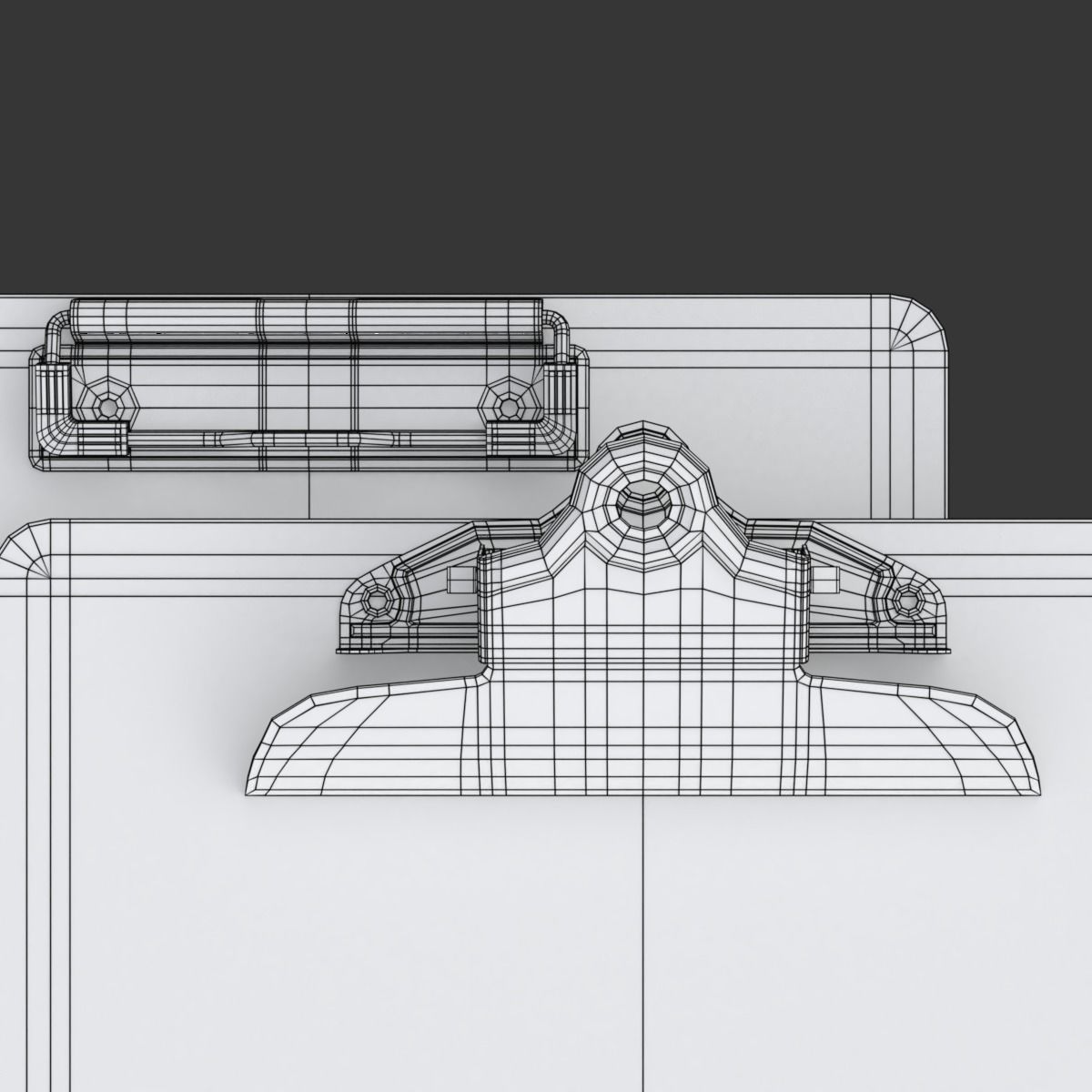 Clipboards two metal brackets 3D model_13