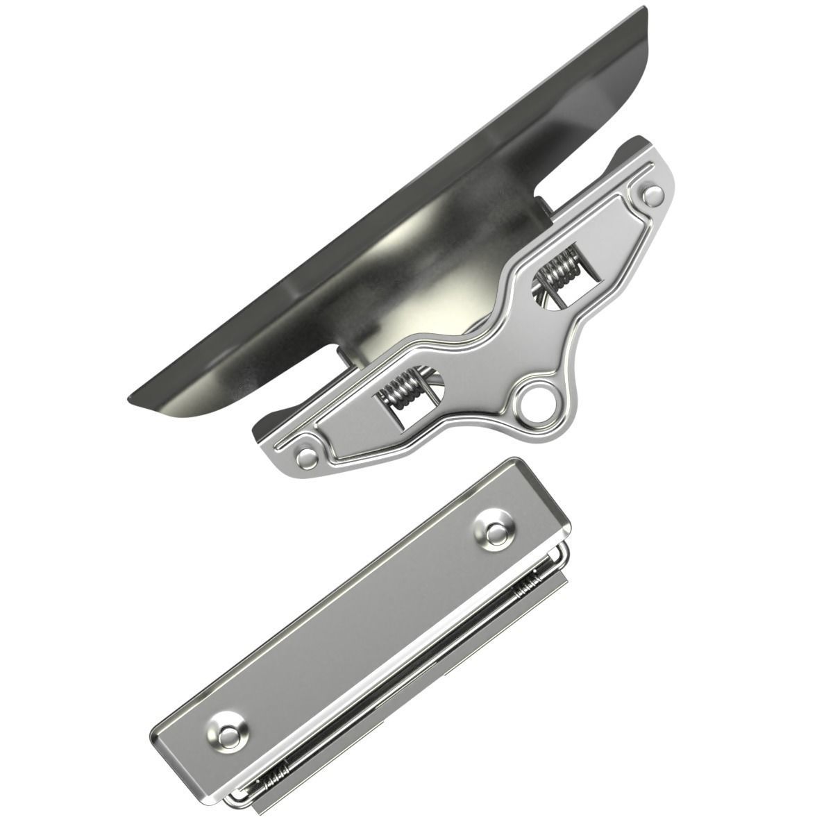 Clipboards two metal brackets 3D model_5