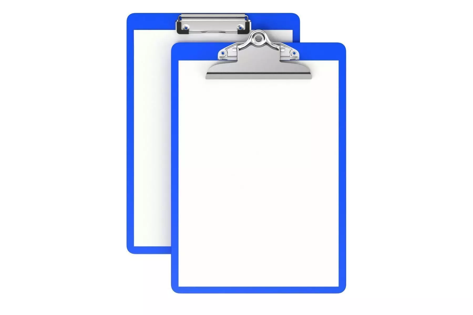 Clipboards two metal brackets 3D model_0
