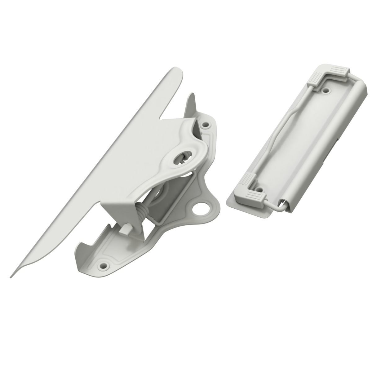 Clipboards two metal brackets 3D model_11