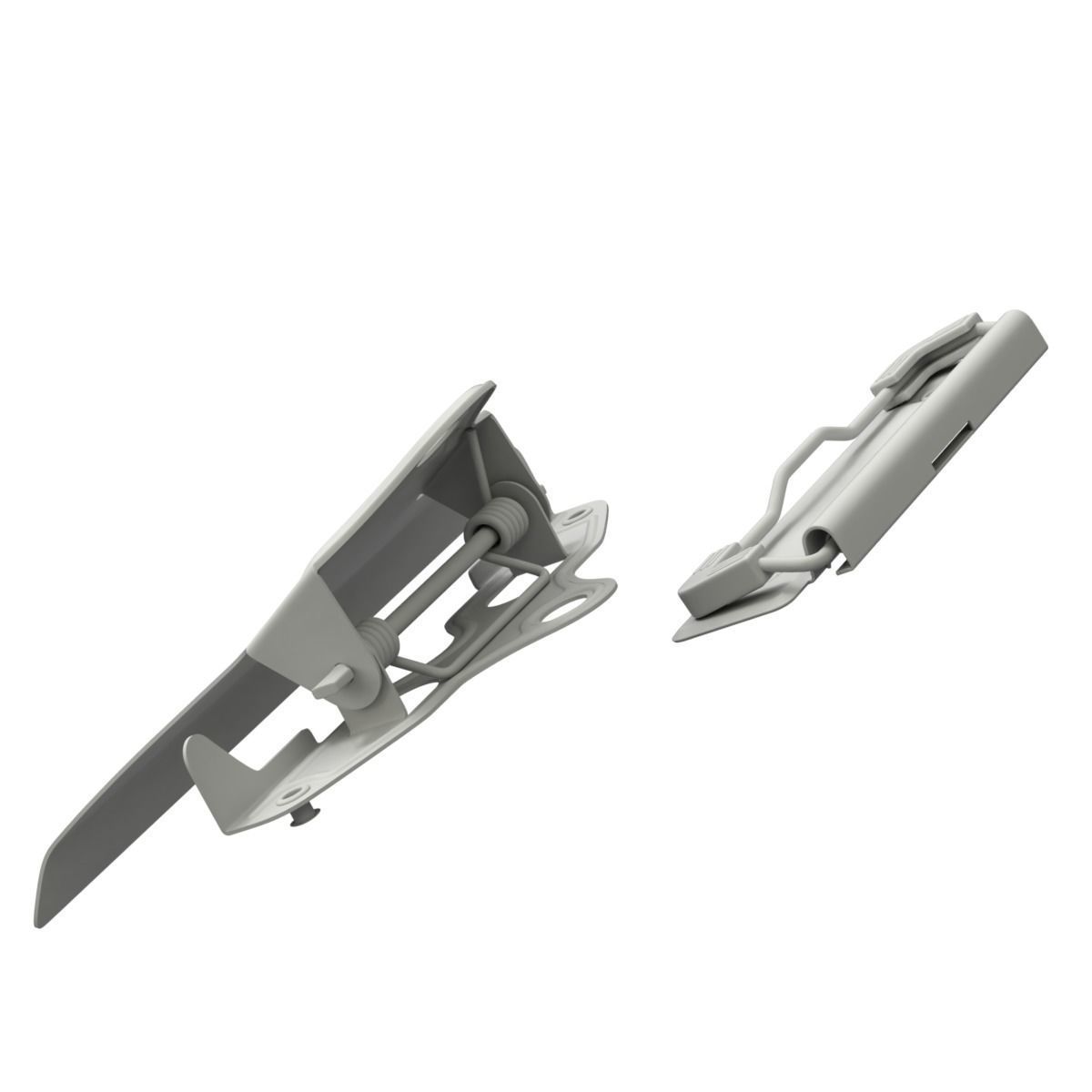 Clipboards two metal brackets 3D model_10