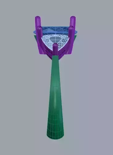 rings tower Free 3D print model