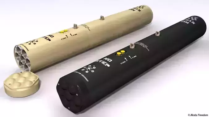 M260 Rocket Launcher 3D model