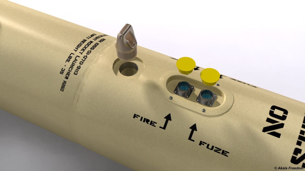 M260 Rocket Launcher 3D model_3