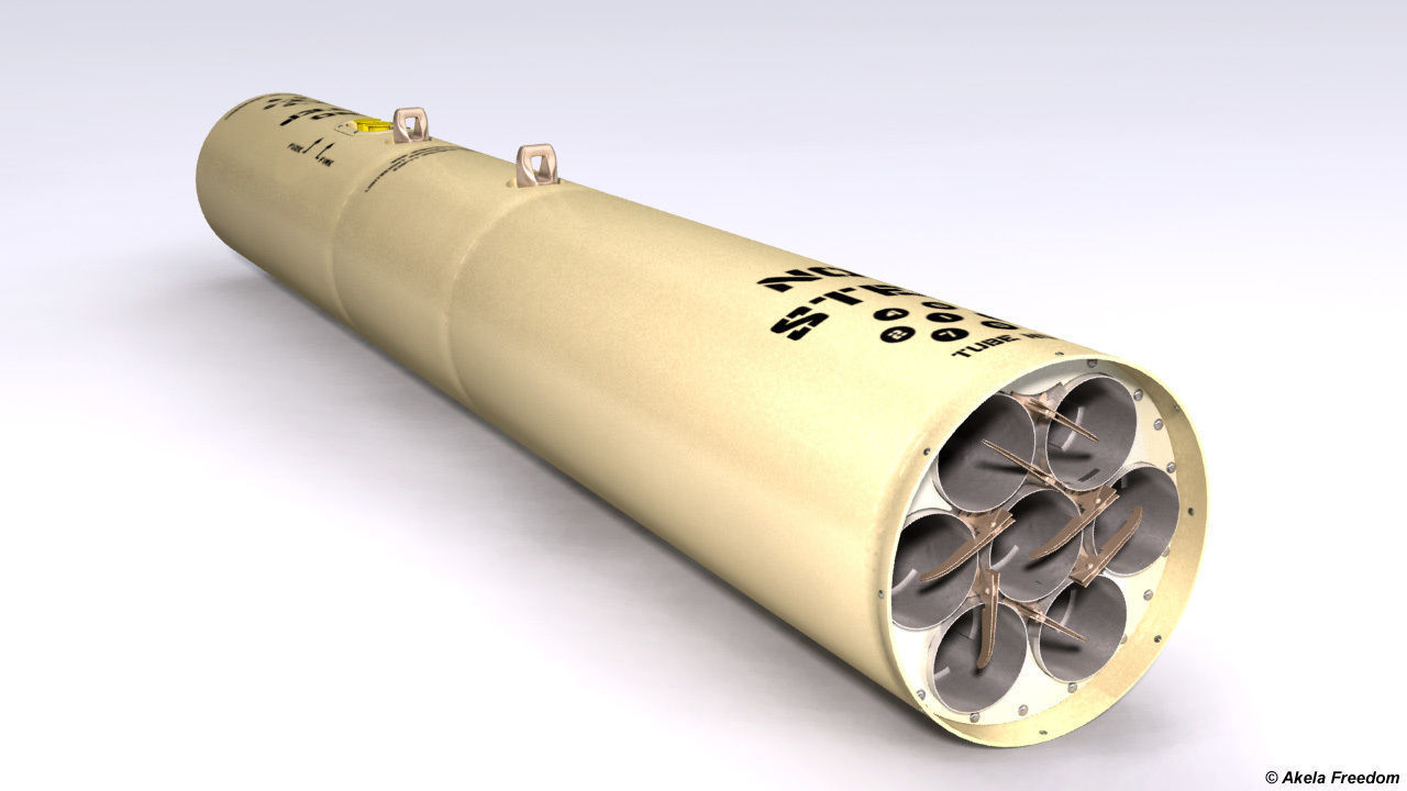 M260 Rocket Launcher 3D model_2