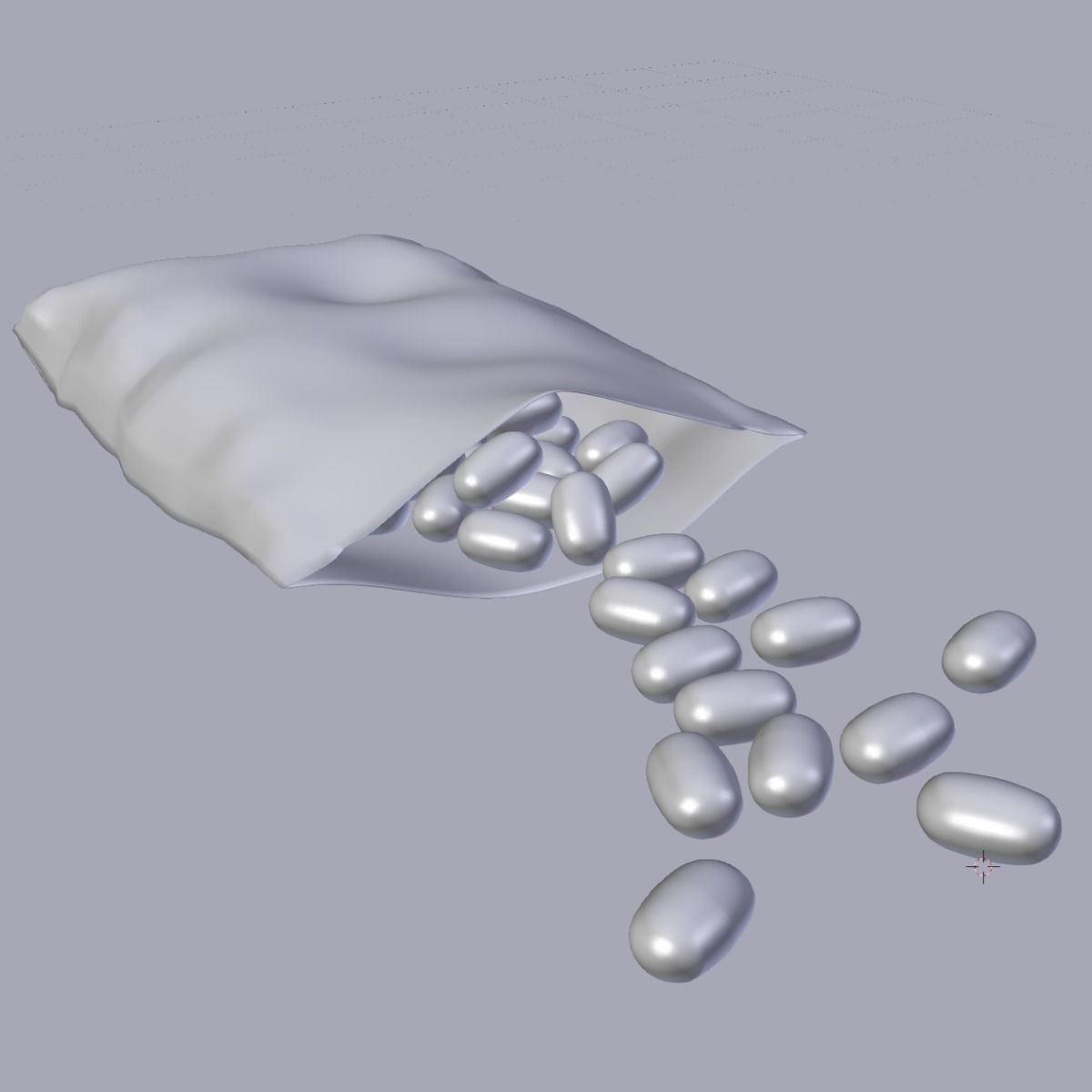 Candy Bag 3D model_1