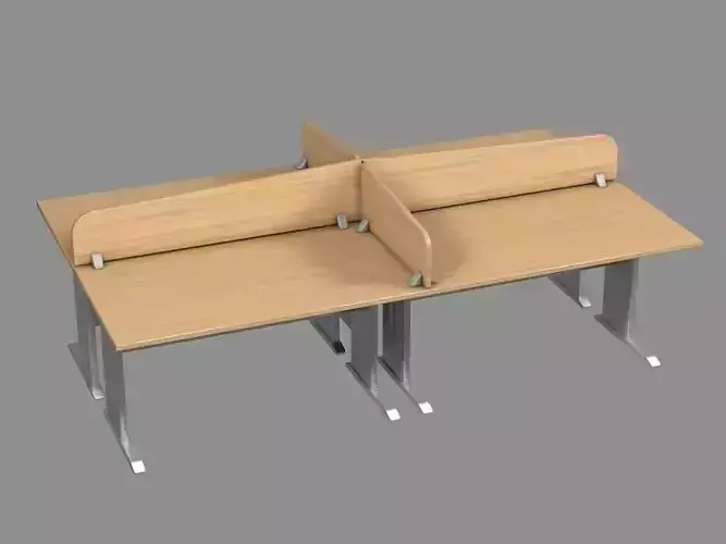 MARGUERITTE office desk with four legs