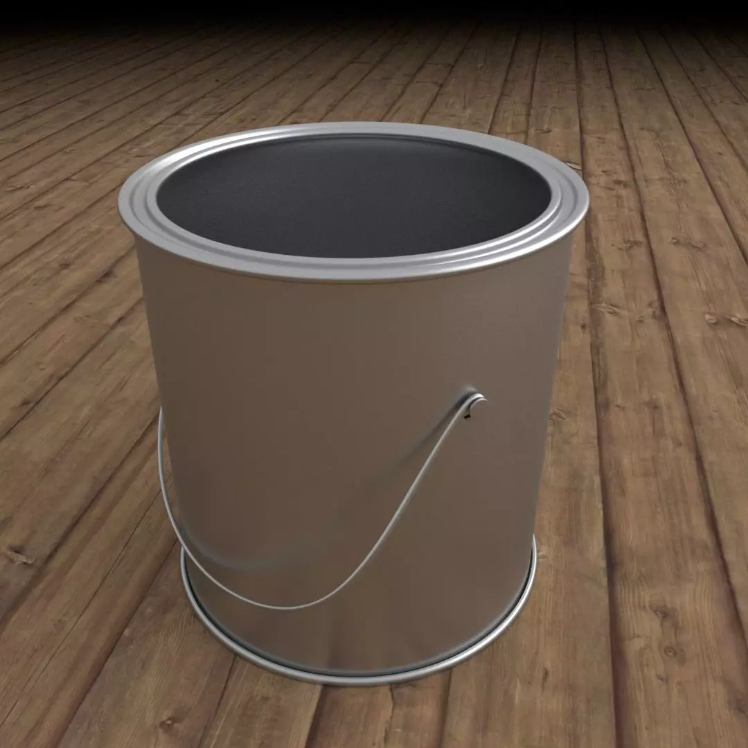 Paint Can Free 3D model_0