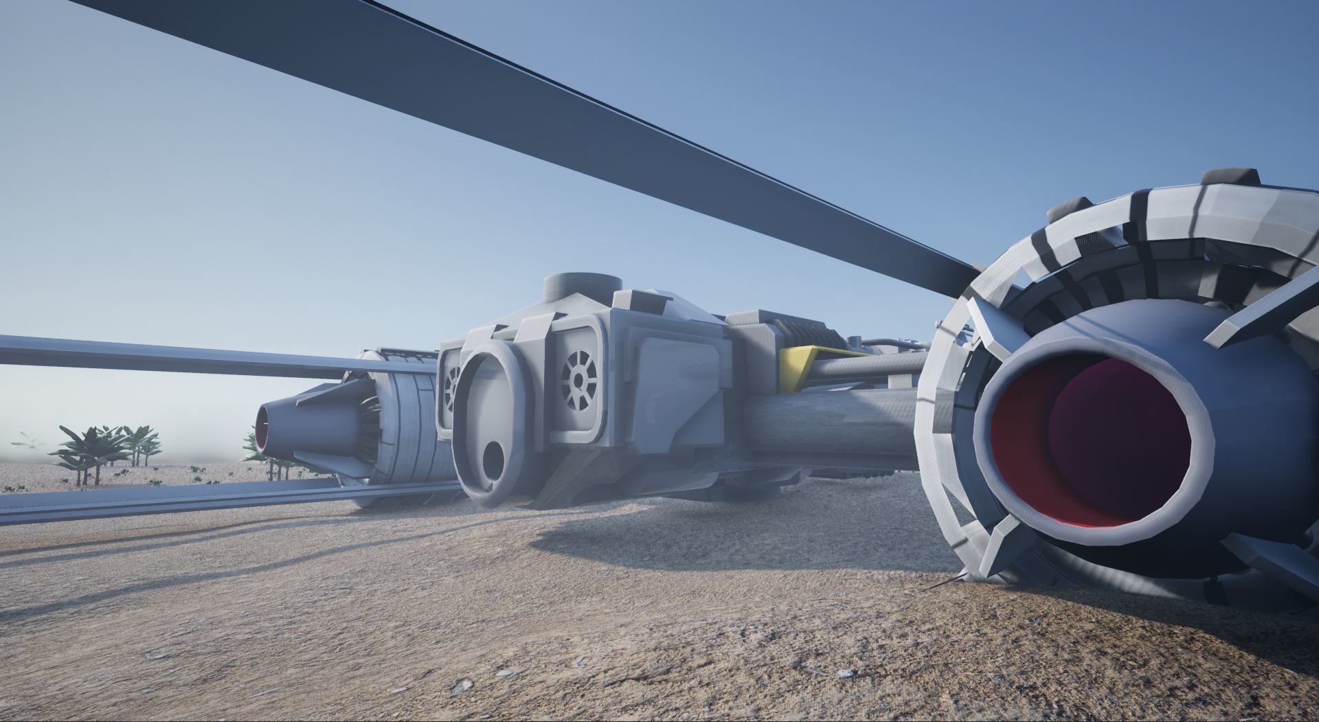 Star Wars Ship Low-poly 3D model_9