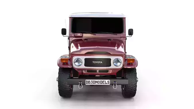 Toyota Land Cruiser FJ 40 Dark Red