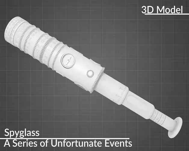 Netflix Lemony Snickets A Series of Unfortunate Events Spyglass 3D print model