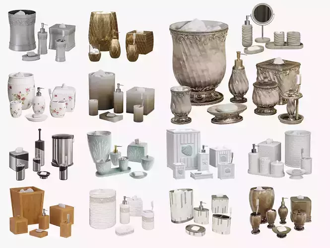 Bathroom accessories Vol 2