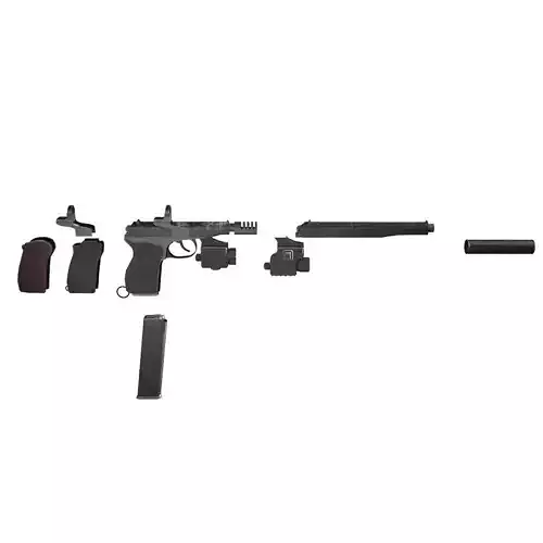 PMM Kit Low-poly 3D model