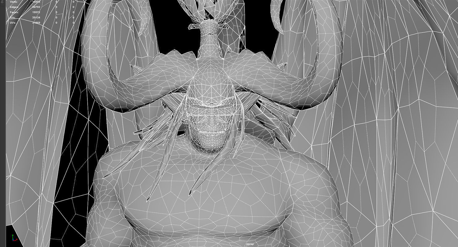 Warcraft Illidan Animated and Rigged Free low-poly 3D model_8