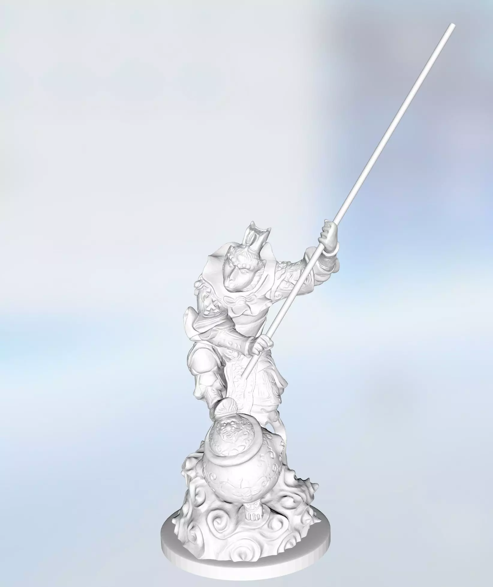 Monkey King 3D print model_0