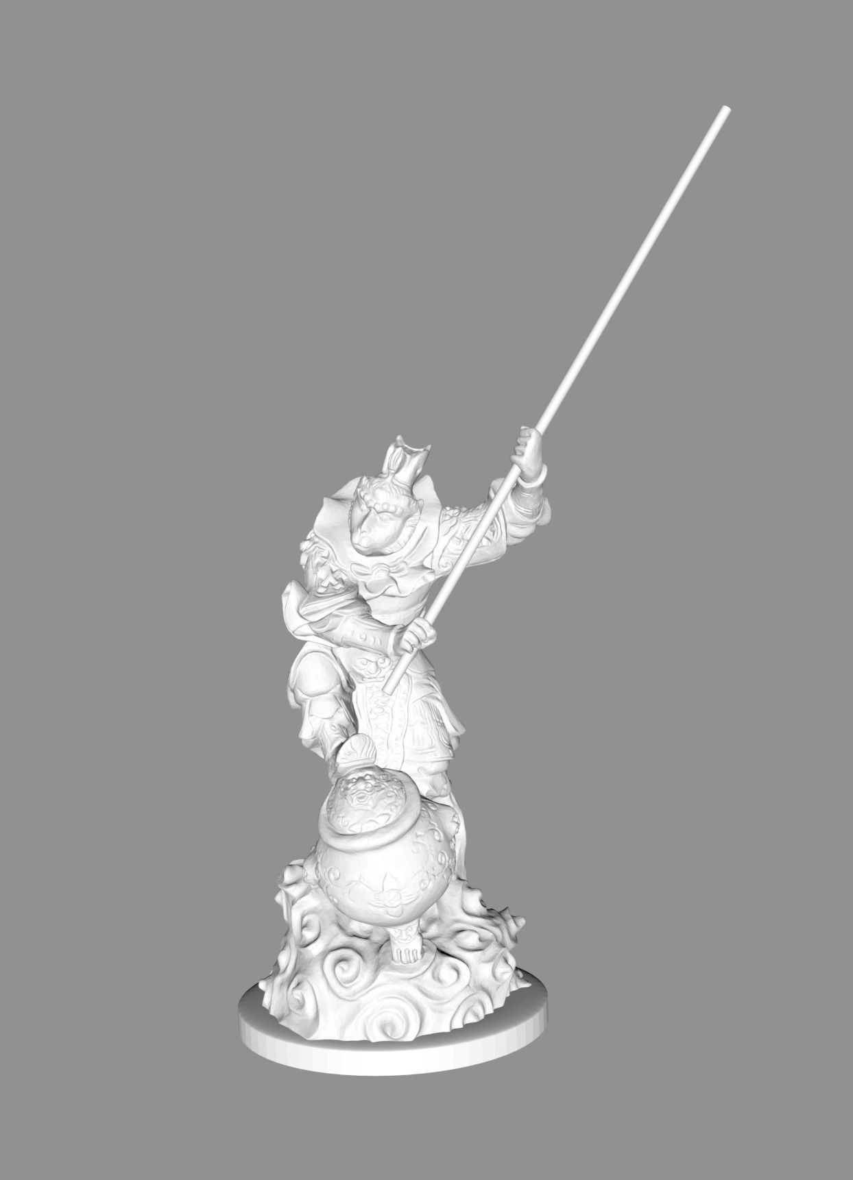 Monkey King 3D print model_1