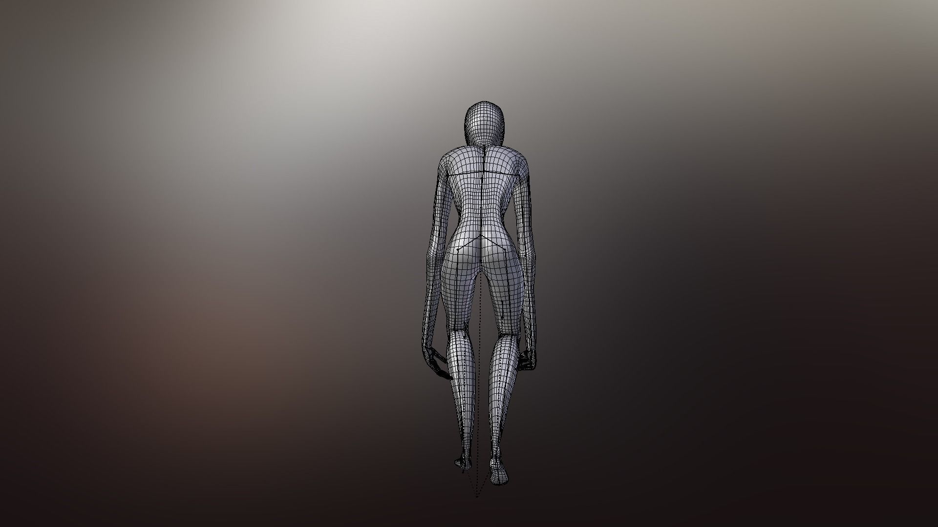 Faceless fictional character 3D model_32