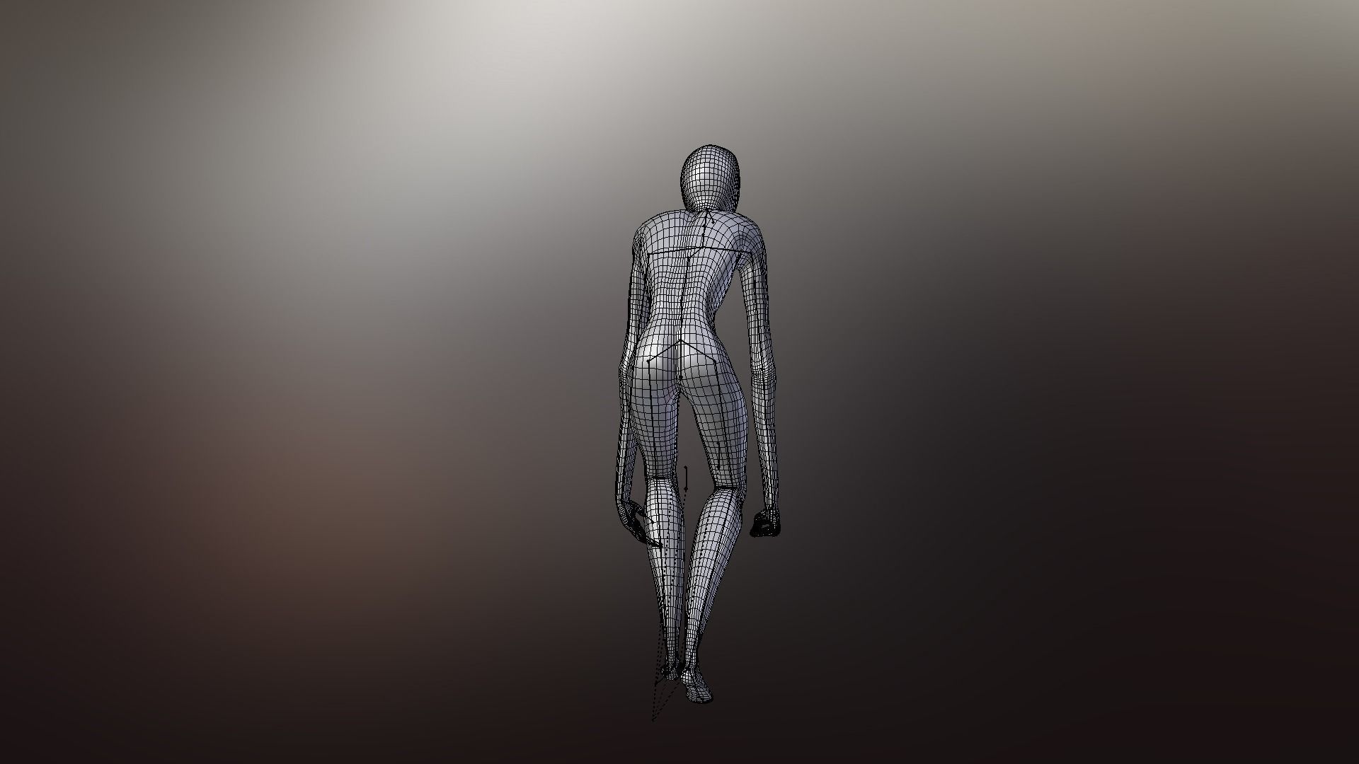 Faceless fictional character 3D model_31