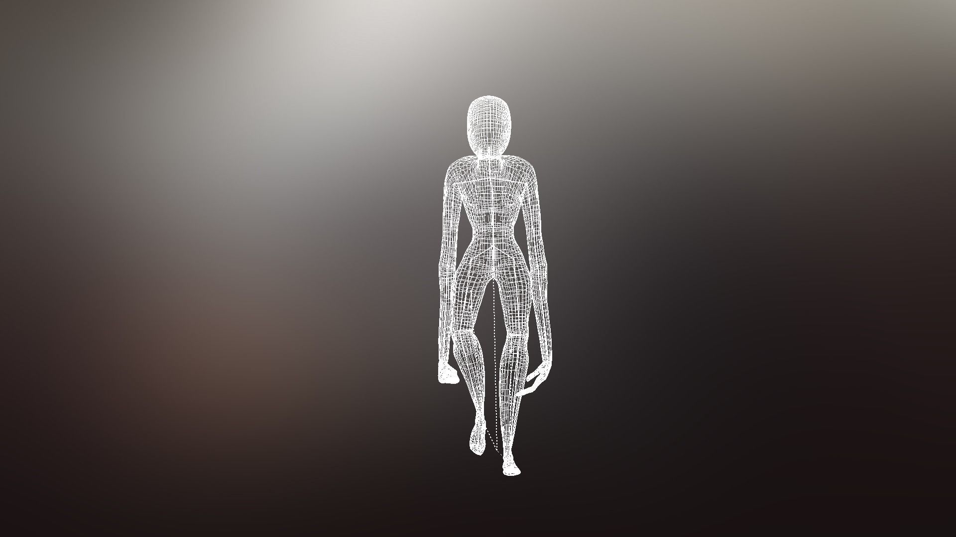 Faceless fictional character 3D model_28