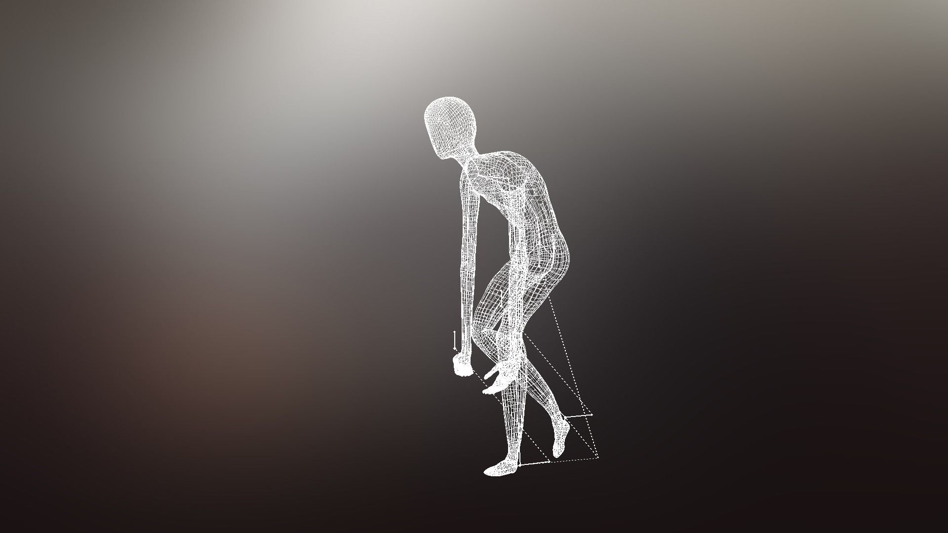 Faceless fictional character 3D model_22