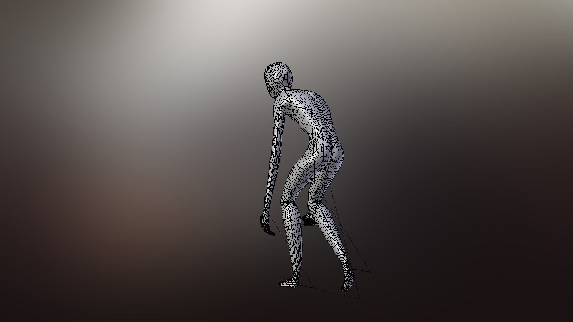 Faceless fictional character 3D model_37