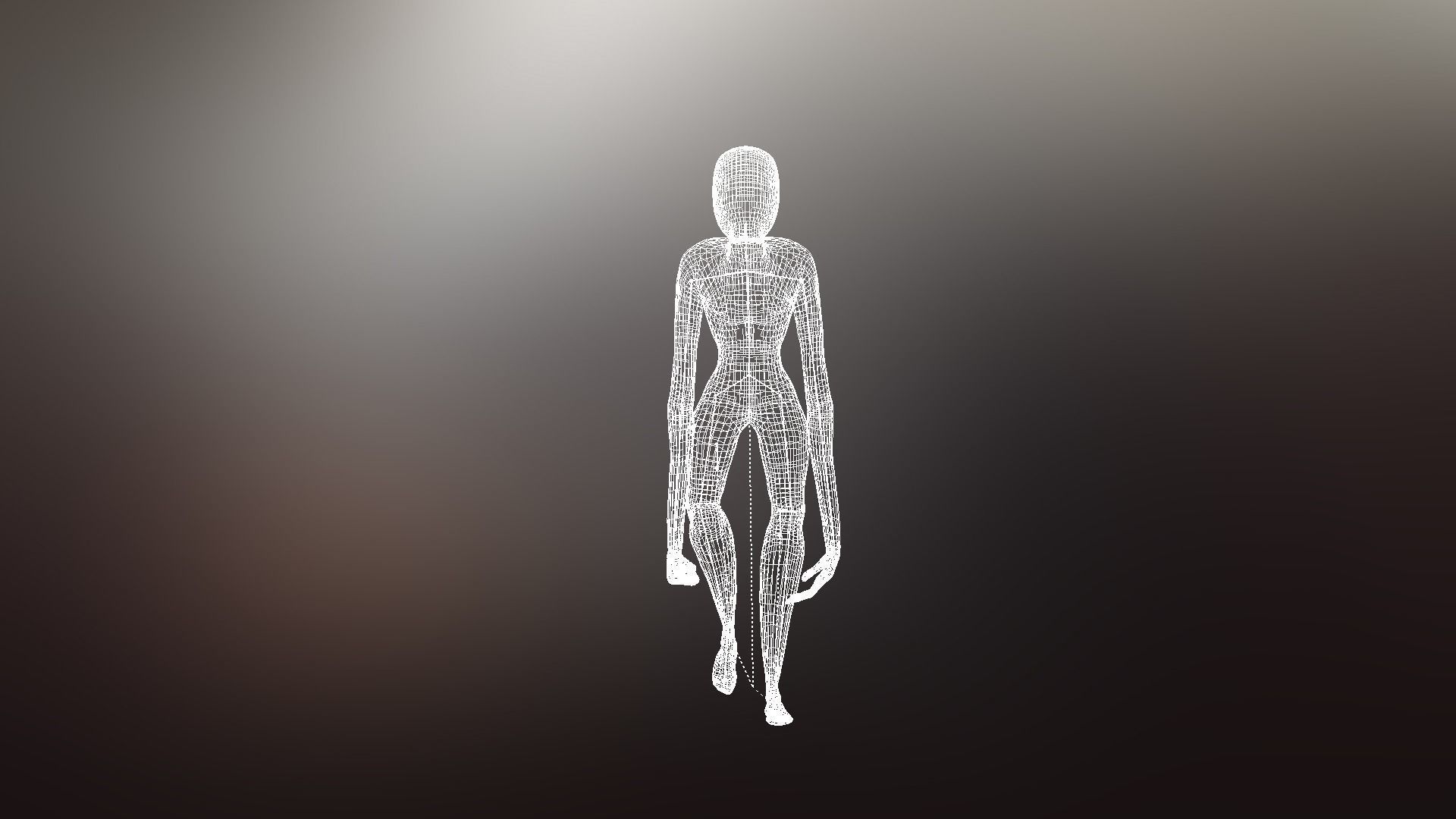 Faceless fictional character 3D model_29