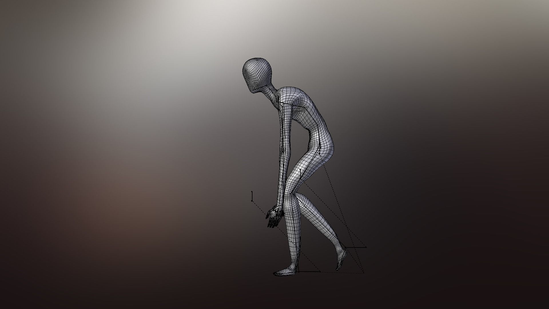 Faceless fictional character 3D model_38