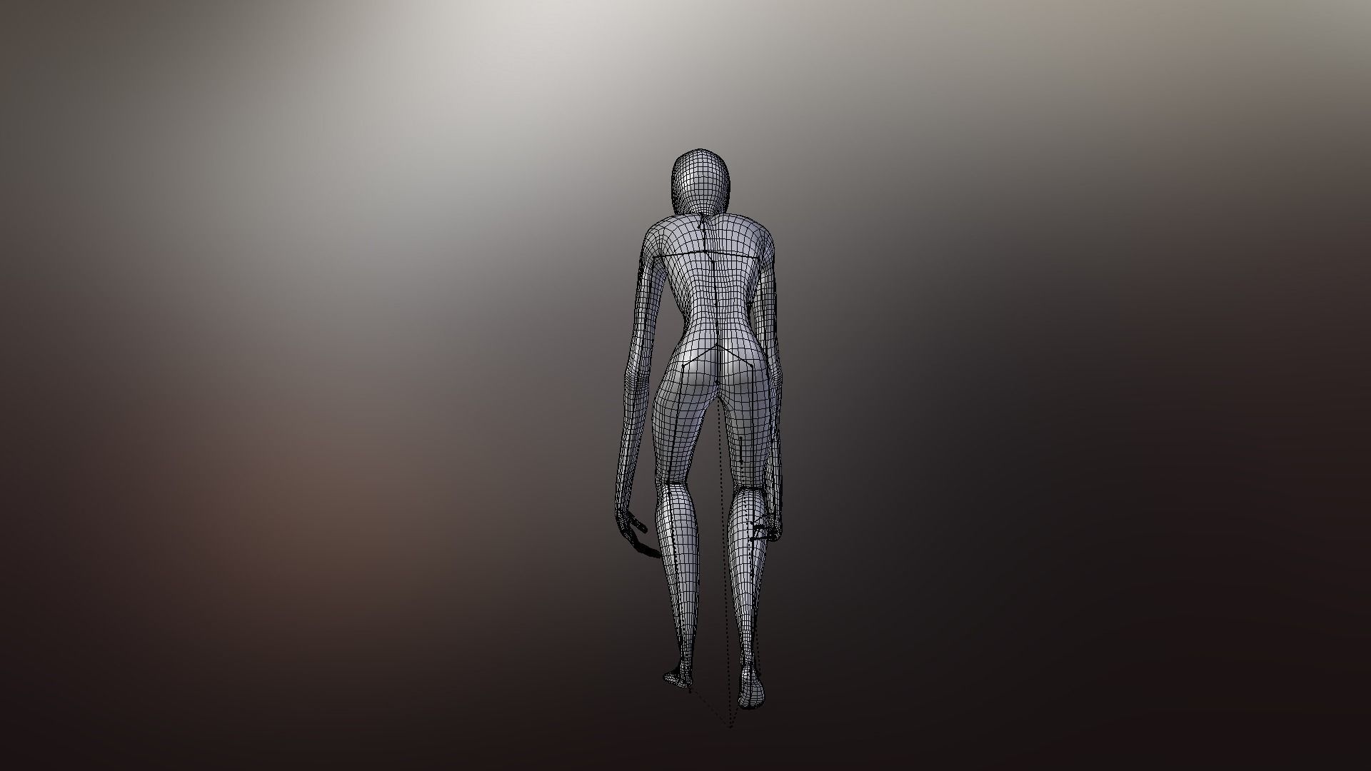Faceless fictional character 3D model_33
