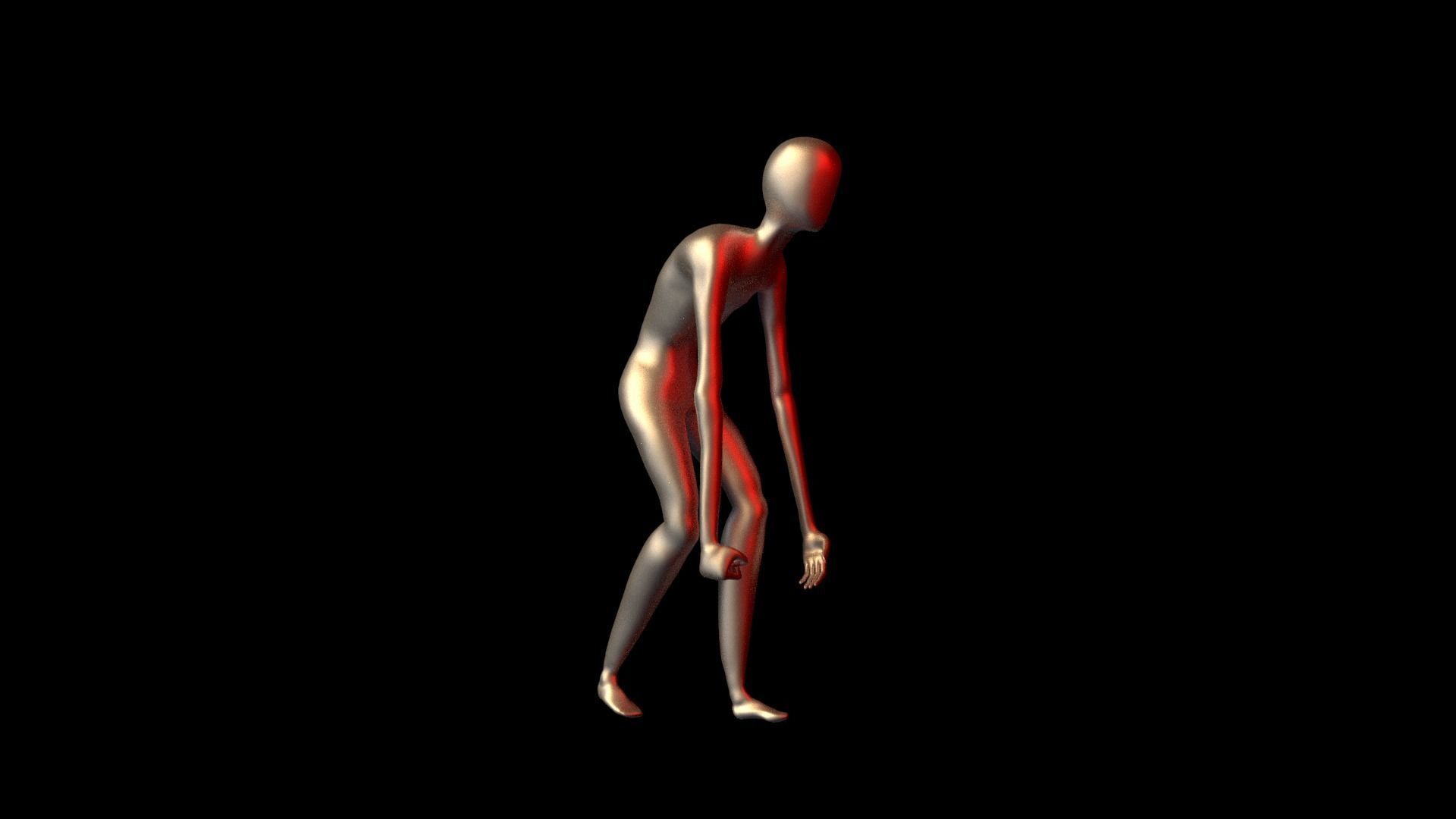 Faceless fictional character 3D model_6