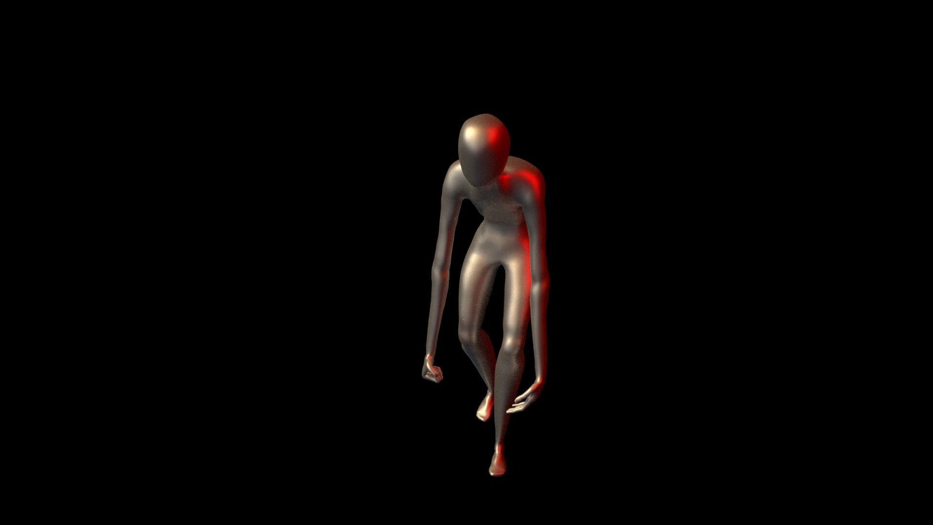 Faceless fictional character 3D model_8