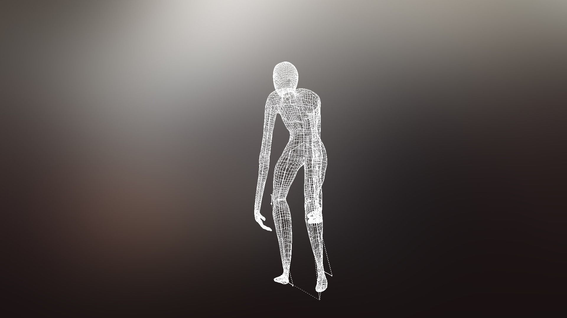Faceless fictional character 3D model_16