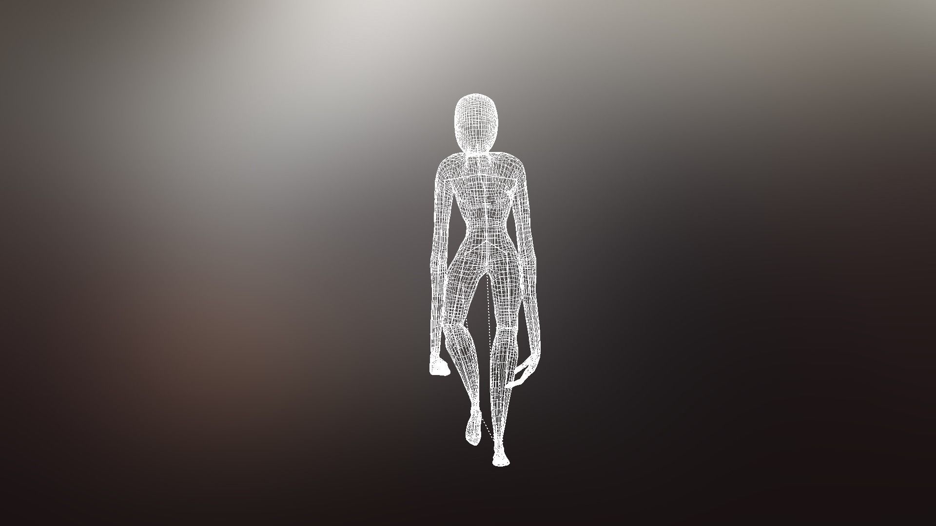 Faceless fictional character 3D model_27