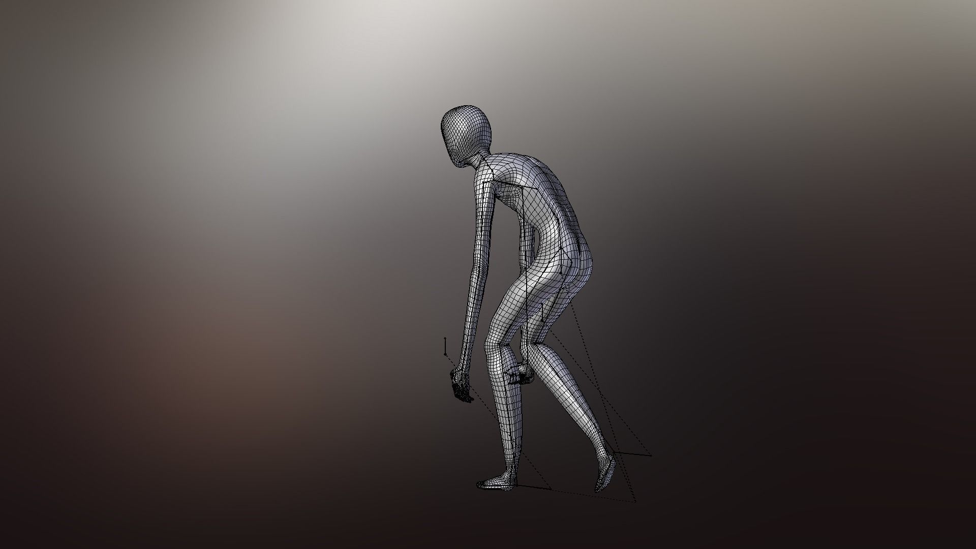 Faceless fictional character 3D model_39
