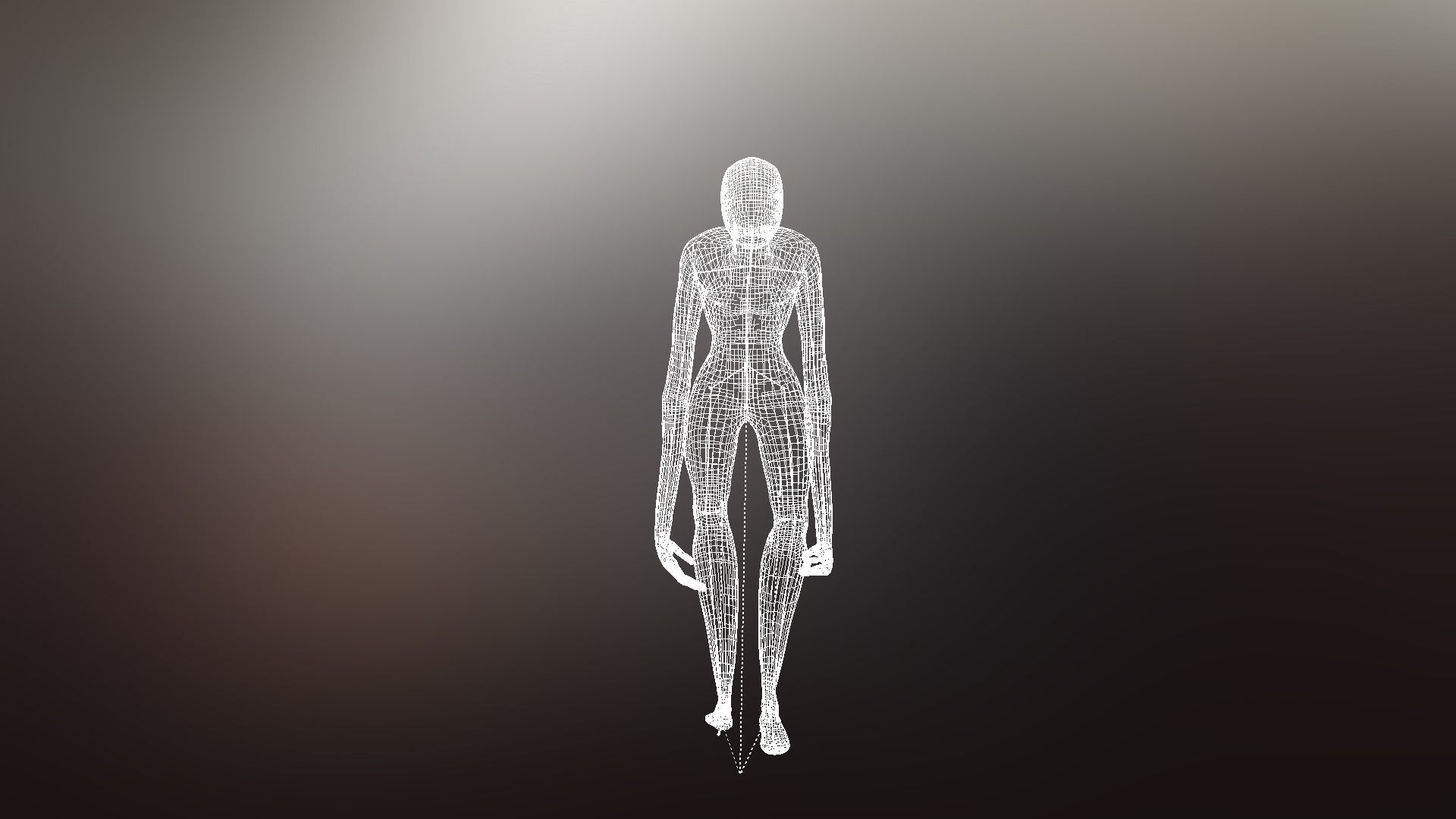 Faceless fictional character 3D model_13