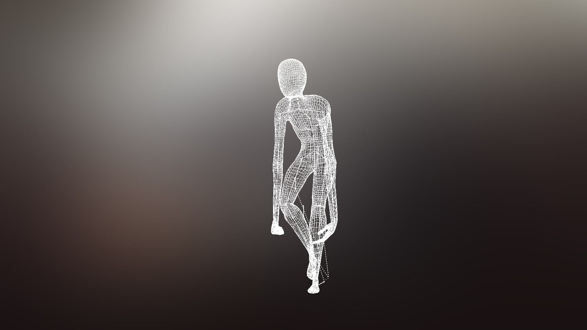 Faceless fictional character 3D model_25