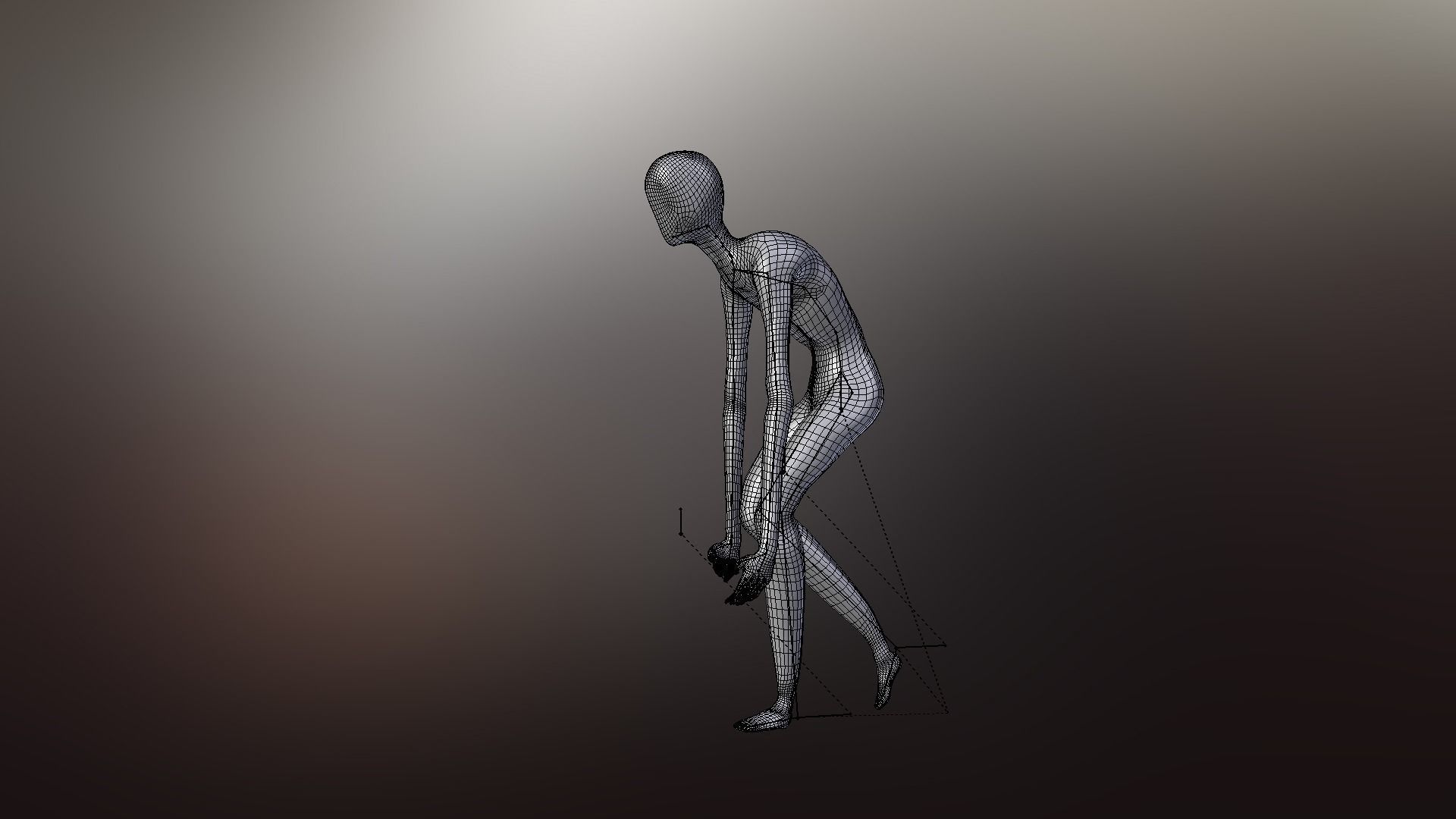 Faceless fictional character 3D model_40