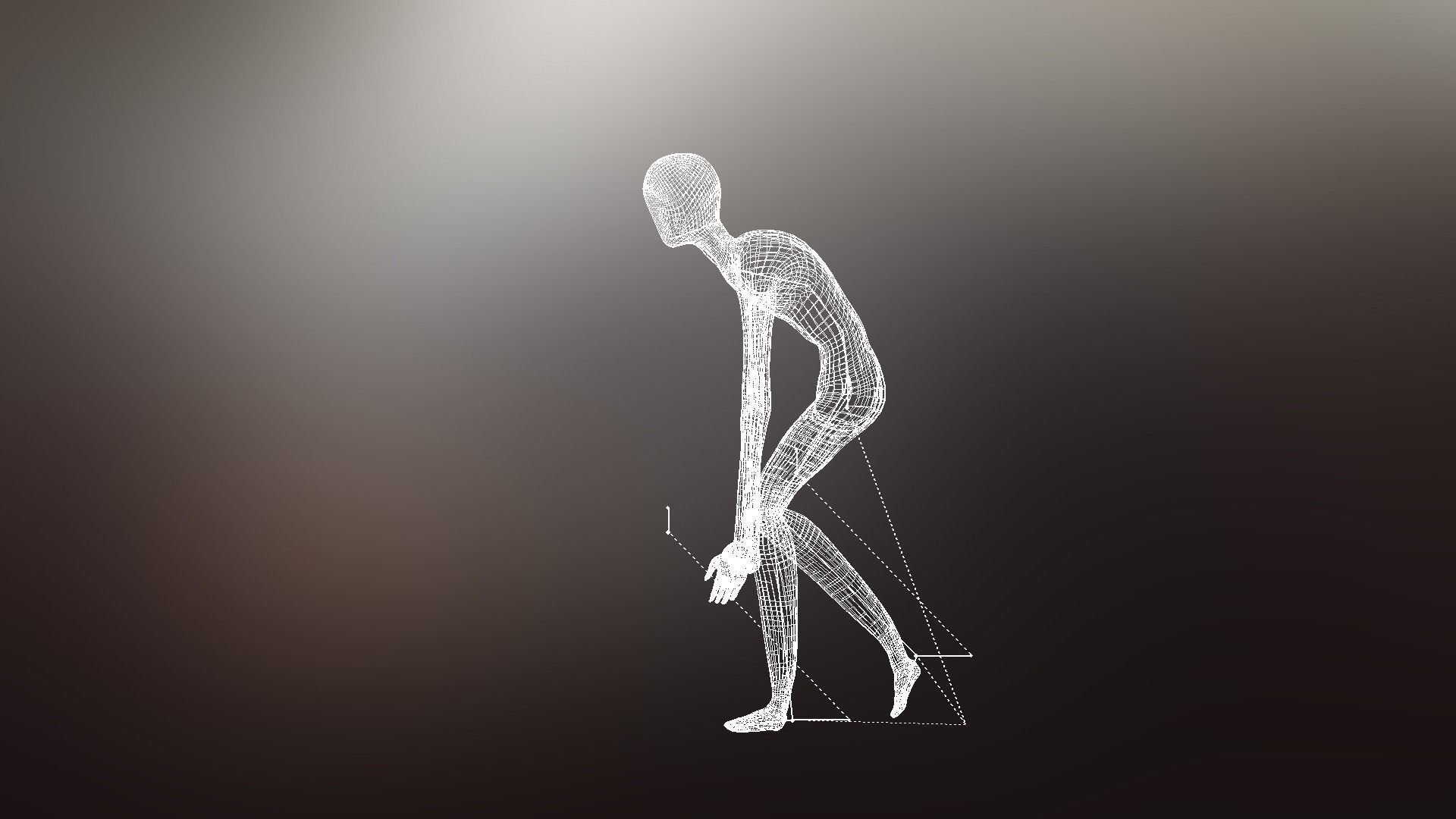 Faceless fictional character 3D model_20