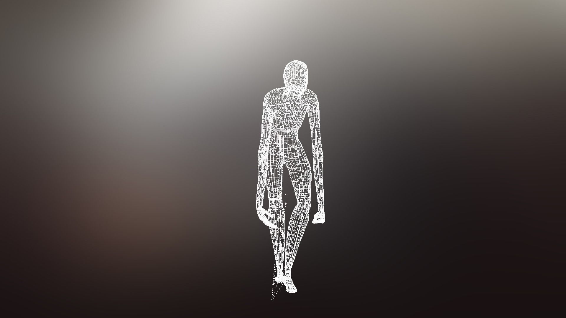 Faceless fictional character 3D model_12