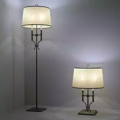 ZONCA table lamp and floor lamp