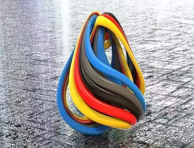 TWISTED TAPER GRAVITY SPHERIZE 3D print model