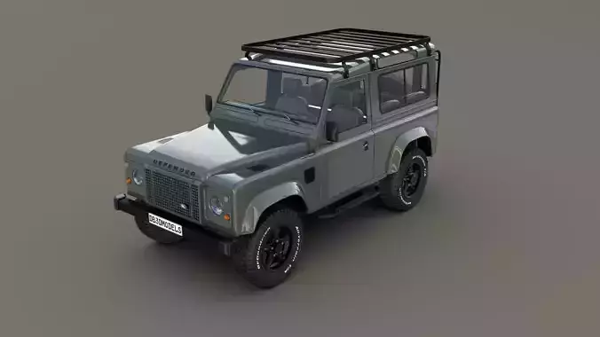 1985 Land Rover Defender 90 with interior ver 5